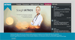 Desktop Screenshot of iatros.it